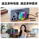 Future semiconductor magnetic mobile phone radiator, special frequency conversion for e-sports games 15W true freezing RGB lighting effect, back clip-type live broadcast tablet cooling artifact, available for Apple iPad