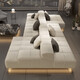 Neues 2025 neues Lammlamm-Samtsofa doppelseitiges Sofa hintereinander Sofa Zwei-Wege-Sofa Wohnzimmer Villa Modular Horizontal Hall B1391CM Lamm Samt