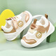 Baby sandals men's summer toddler shoes 0-1-2 years old baby anti-slip soft sole baby net shoes baby shoes pink (L13) 18 size 18 [inner length 13.5cm suitable for foot length 13]