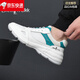 Biyinlefen echte Leder-Freizeit-Herrenschuhe im Sommer neu atmungsaktive Nicht-Schlupf-Anti-Odor-Mesh-Schuhe S838 White Grey 38