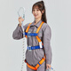 Five-point safety belt, full-body safety belt, high-altitude operation safety rope, national standard anti-fall air conditioning installation, rock climbing anti-fall, national standard three-point single rope small hook 2 meters