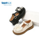 Tianmei Children's 2025 Autumn New Style Girls' Casual Girls' Bow Bow Fashion Versatile Shoes Beige 28