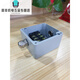 Cast aluminum explosion-proof junction box outdoor 3-way mining motor power supply waterproof junction box with terminal wire box IP66 FA18 one in and one out 80*76*57
