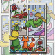 
Xiao Jiejiang chose Kulomi diamond painting cartoon collection DIY handmade self-adhesive diamonds to send best friends and couples high-value gifts to decorate paintings X11164 White frame + 30% more diamonds + double tool] Canvas 4