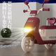 Kushi Bear two-seater children's electric car motorcycle can sit on a baby's remote control tricycle for adults and children 1-10 years old two-seater red remote control push rod + 12V large battery