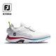 FootJoy Golf Shoes Men's New Summer Product HyperFlex BOA Lightweight Comfortable Cushioning FJ Sports 51050 White/Blue/Purple Size 41