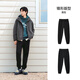 Semir casual pants men's polar fleece knitted pants loose leggings winter trousers couple tapered pants 101724127204