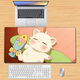 My new boss is natural mouse pad animation peripheral cat super large keyboard pad table pad mouse pad SS9902 300x250mm3mm