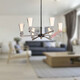Leshi (NVC) Leshi Lighting Chandeliers Simple Modern and Fashionable Salle Dining Room Study Chambre Luxury Luxury Zhuoya JBXG12154 12 têtes 112W-95 * 75 cm 7020730