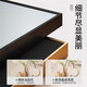 Meiyouchun Black, blanc et gris abstrait art canapé fond mur décoratif peinture de haute qualité salon suspendu peinture moderne simple triple peinture murale JD13668 gauche et droite 40 * 60 Middle 80 * 60 Cripcelaine en alliage en aluminium en aluminium noir