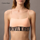 
Calvin Klein [Storm Gravitational Belt] CK Underwear 25 Spring and Summer Women's Light Sports Slim Strap Vest Bra QF7631AD 4A3-Sky Blue S