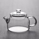 Transparent glass teapot handmade single pot small mini Kung Fu tea set small teapot high temperature resistant