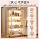 Shanshan Wooden Art Bookshelf Floor-standing Storage Rack Free Installation Folding Storage Rack Removable Toy Rack Steel Bookcase