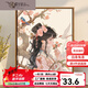 Tiger Tiger chinois Ancient Style Girl Digital Painting DIY