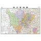 
2025 edition Hainan Zhejiang Shandong Shanghai Tibet Beijing Tianjin Yunnan Province Map Box Folding Edition Beijing Folding Map Expanded Size 1068x749mm