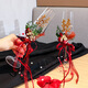 Il Jiangong s'est marié en verre de toast pour le couple champagne verre de pied de pied de pied de mariage créatif matériaux de bricolage pack de verre cocktail paire B4877 (vin-rose))