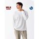 MUJI men's waffle henley collar long-sleeved T-shirt base layer hardcore sun protection light yellow S 165/84A
