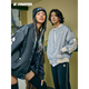 Starter Baseballjacke Männer und Frauen gleicher Stil Amerikaner Lose Langsamen Briefe vielseitige Sportarten und ungezwungene Kurzjacke grau XL