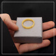 Fat Donglai's same style 18k gold rose gold ring 18K gold women's light luxury style men's ring couple ring ring light luxury Chenxiao ring (No. 8)