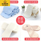 G.DUCKKIDS尿布纯棉婴儿可洗纱布介子布尿片表层全棉新生宝宝尿戒子小孩用品 10条装 6层黄色常规型 L