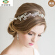 ZBJP Handmade Rhinestone Beads European y americano Novio para el cabello Fairy Band Pearl Dadband Wedding Vestido para el cabello exterior Accesorios para el cabello