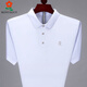 
Mengtejiao men's short-sleeved T-shirt solid color mulberry silk lapel casual loose large size T-shirt top polo clothes men's cotton t new leather red L 17084A suggestion 115130Jin [Jin equals 0.5 kg]