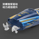 迷你可乐特技翻转快艇遥控快艇航空母舰气垫船鱼缸充电戏水玩具防 观光潜水艇白色2.4G 遥控器上充 标配+充电电池套装-送电池螺丝