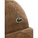Crocodile (LACOSTE) French crocodile men and women same style 25 new autumn fashion suede baseball cap | RK3447 DPC_Walnut color TU