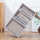 Armoire de rangement du tiroir de pupan, boîte de rangement d'armoire à vêtements, boîte de rangement de collation en plastique, boîte de tri, boîte de rangement de garde-robe ménage