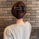 Liangshihuan Internet celebrity Korean style bow-knot diamond hairpin female back head hairpin duckbill clip grabber female one-word hairpin hairpin black 1 piece