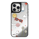 CaSetify Co-Branded Megan McKean Melbourne Sydney geeignet für iPhone16Promax Mobiltelefon Fall 15pro Apple 14 Mirror Magnetic 13 Protective Case 12 gefälschte Tify [CB719 Paris Travel Sticker] Silver Mirror iPhone 15
