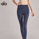 Yoga sports high-waisted tight-fitting trousers without embarrassing lines, Pilates nude-feeling belly-control butt-lifting yoga nine-minute pants, Dailan L