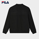 FILA Official Men's Woven Jacket 2025 Autumn New Simple Basic Business Commuting Casual Jacket True Black-BK L 175/96A/L