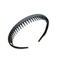 Piaoao hairband light luxury women's style 2025 new face wash special hairpin big head circumference broken hair arrangement hair bun does not tie the hair hole black twist + black waves