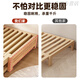 Tong Yue (Tong Yue) Bois en bois de bois massif en bois massif petit appartement canapé lit salon tatami tirant lit ménage pause déjeuner simple lit télescopique lit [bois en caoutchouc amélioré] 60 largeur + lit de coco