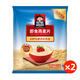 桂格（QUAKER）即食燕麦片原味1000g谷物冲饮早餐速食免煮营养代餐早餐小吃 【袋装】桂格燕麦片1478g*2袋 袋装