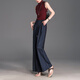 
Demana [air thin pants] Summer slack feeling hidden wide-leg pants elastic waistline small women's casual pants