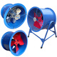 Huilid Kyushu Puhui EG EG Axial Flow Fan 220V Кухон Специальный ассортимент Hood 380V Промышленный трубопровод Мощный вытяжной вентилятор 2A-2-180 Вт 220 В 2800 об / мин объем 940