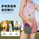 
Huajian Princess original summer new product contrasting color crossbody mobile phone bag fashionable travel dopamine bag lightweight bag yellow pair blue