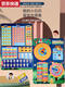 Kindergärtner Zeit Lerntisch Kalender Weather Week Paste Karte frühe Bildung Kognitiver Board Hanging Diagramm Spielzeug mein kleiner Kalender + Stiftkontrolle Training