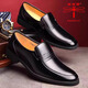 Dragonfly Brand Cuir Chaussures For Men 2025 Nouveau véritable cuir de cuir véritable Chaussures de papa à la semelle de vache et à la semelle de vache à moyennes et âgées