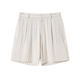 Wayne Xavier Waynexzavier Wayne Xavier Große losen große Größe von Herren-Sommer halbelastischer Taille gestreiftes Nüsse Fünf-Kubische Shorts Hosen 9227 Weiß 3xl (190jin [Jin entspricht 0,5 kg] -210jin [Jin ist gleich 0,5 kg] xxs entspricht