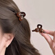 Liangshihuan Short Hair Bangs Side Clip Small Clip Women's Forehead Side Hair Clip 2025 New High-End Small Clip Hair Accessories Headwear Upgraded Brown Beads Small Clip Main Picture Style