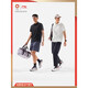 Li ning Honor-Serie kurzärmeliges Polo-Shirt 2025 Sommer Neues komfortables Sporttop APLV673 Black-2 3xl (190)