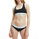 Calvin Klein para mujeres para mujeres Ck bikini resumen de mujeres F3787E001-Space Black S