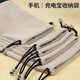 Simulated silk drawstring cosmetic bag storage bag drawstring color tool bag hardware tool storage bag velvet storage bag - gray 13*18cm