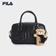 Fila Offizielle Frauenbeutel Umhängetasche 2025 Herbst neue Mode Casual Umhängetasche Crossbody Small Square Bag Formal Black-BK XS