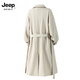 JEEP SPIRIT German mid-length windbreaker men's British style casual over-the-knee coat jacket for men khaki WASSUP OTHER M Recommended weight 90-120Jin Jin equals 0.5 kg