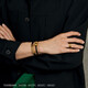 
Zhou Shengsheng Huayu Cool Trend Series Dragon Scale Ancient Gold Ring Foot Gold Ring Ring 94372R Priced 15 rings - 17.84 grams (including labor cost 1,050 yuan)