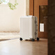Caparero de maleta de errores para hombres y mujeres Bolsas de viaje MARCO DEL ALUMINUM PROBABLE PEQUEÑA PERLA Pearl White 20 pulgadas